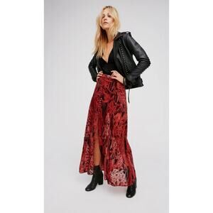 Free People Love so Right Burnout Maxi Skirt